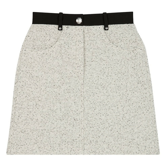 NEW MAJE Jadka Tweed Mini Skirt - Picture 1 of 8